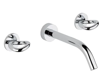 COLLECTION O - Wall mounted basin mixer by THG Paris - view 2